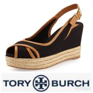 Tory Burch Majorca Peep Toe Slingback Sandals